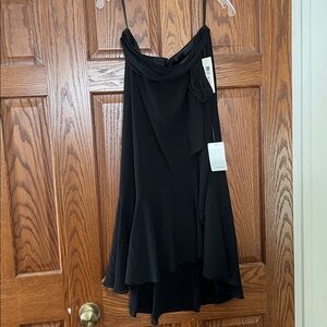 NWT Eliza J Satin Ruffle Skirt